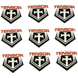TENSOR Trucks Logo Small - Pack of [9] - Skateboard Stickers